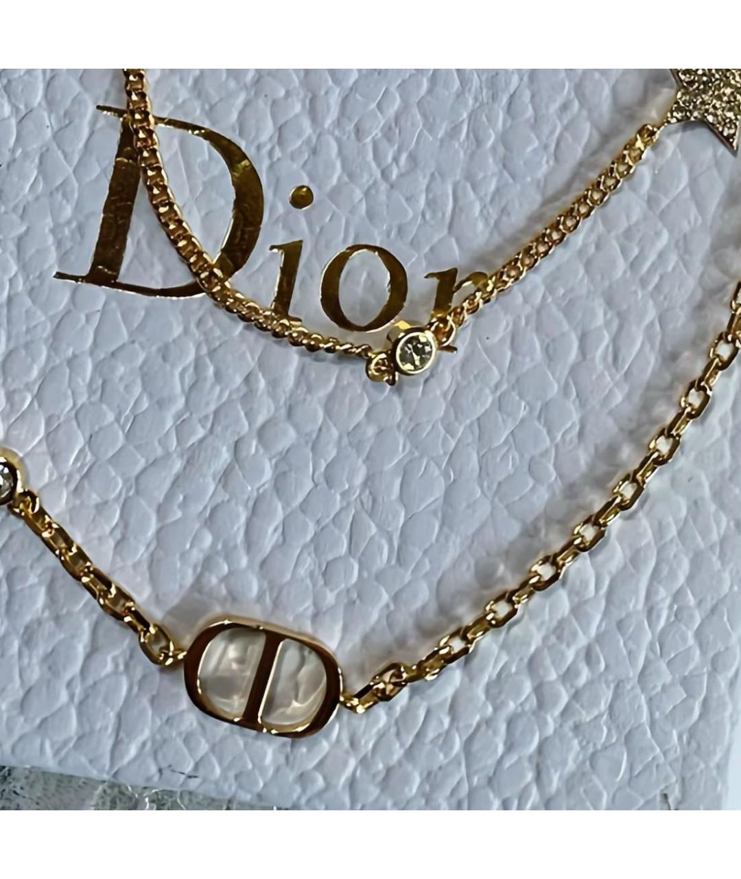 CHRISTIAN DIOR Золотое колье, фото 4