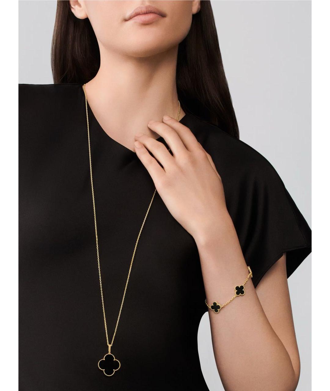 VAN CLEEF & ARPELS Золотое колье из желтого золота, фото 3