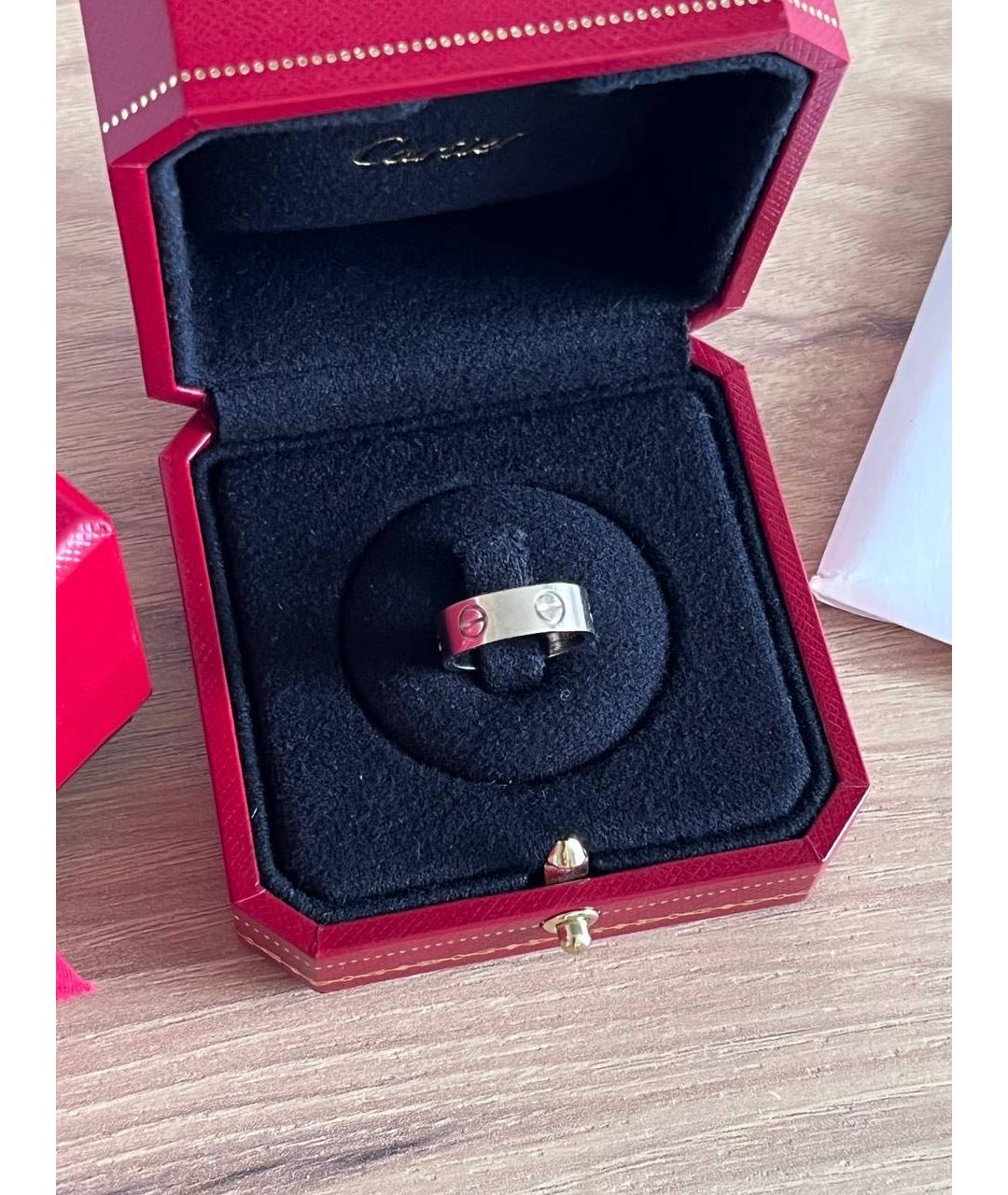 CARTIER Белое кольцо из белого золота, фото 9