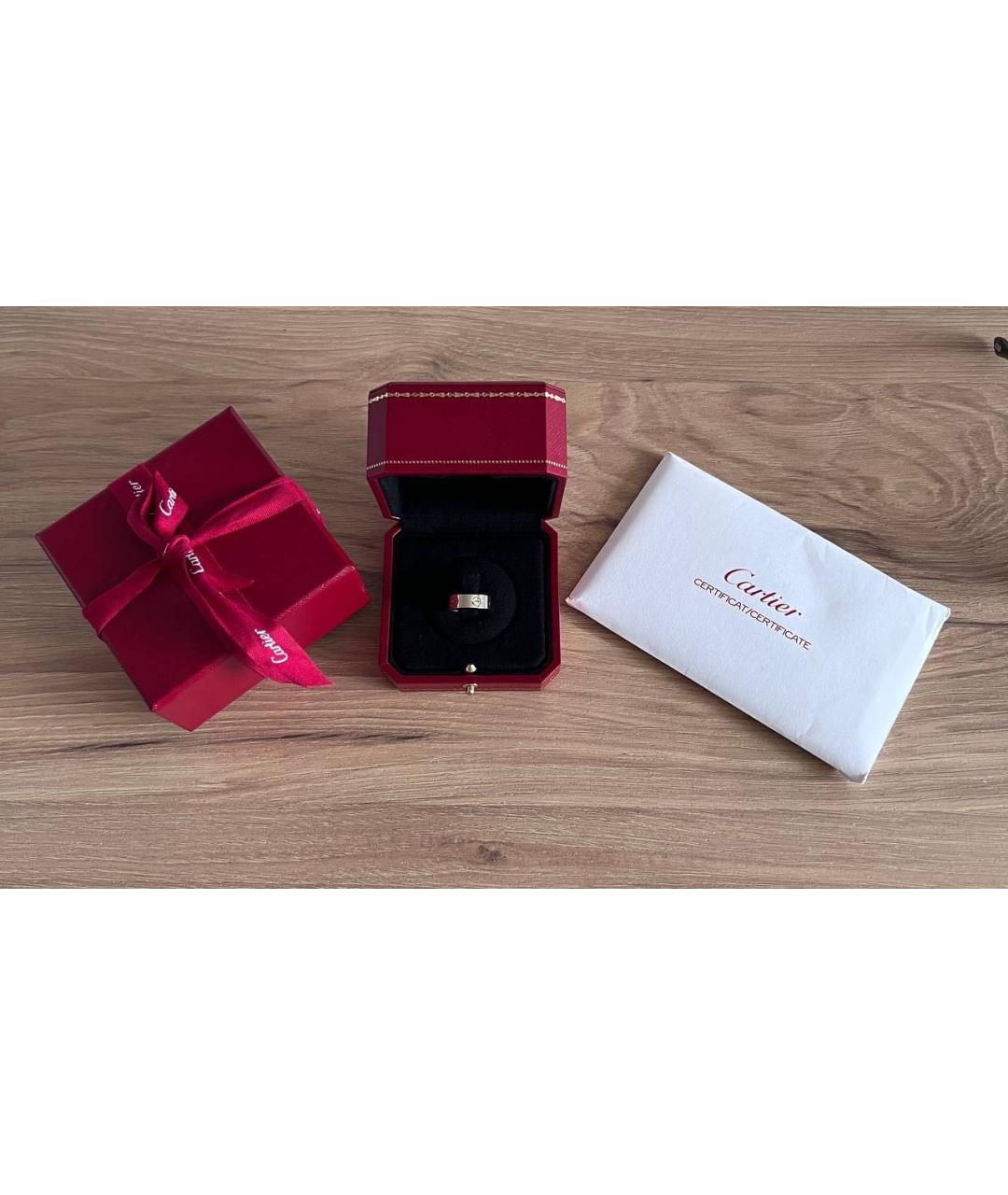 CARTIER Белое кольцо из белого золота, фото 5