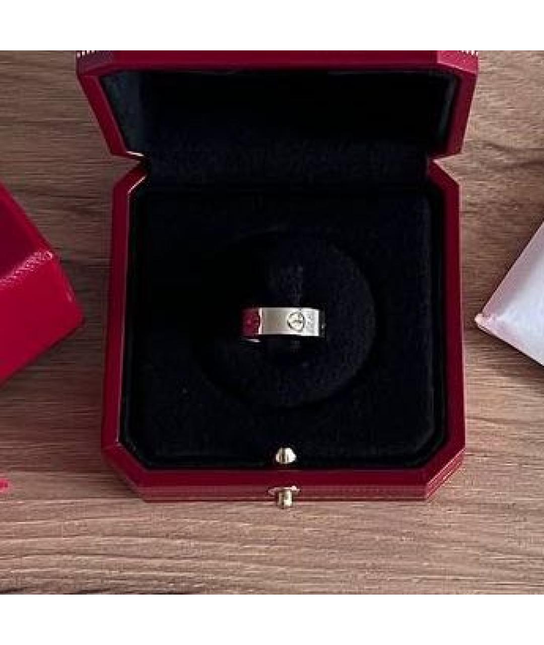 CARTIER Белое кольцо из белого золота, фото 3