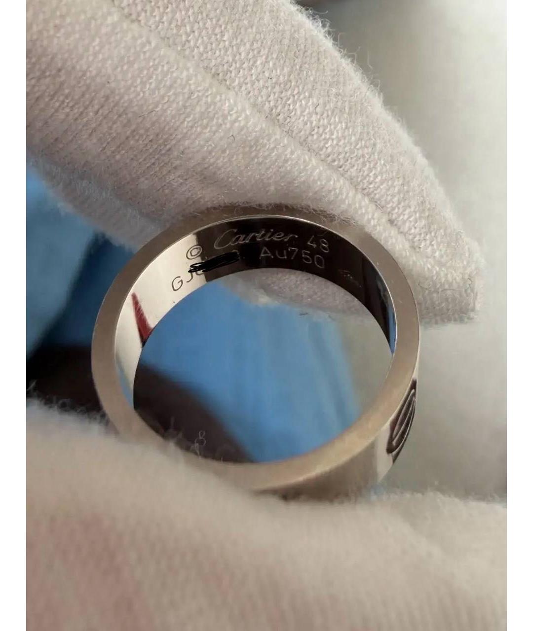 CARTIER Белое кольцо из белого золота, фото 2