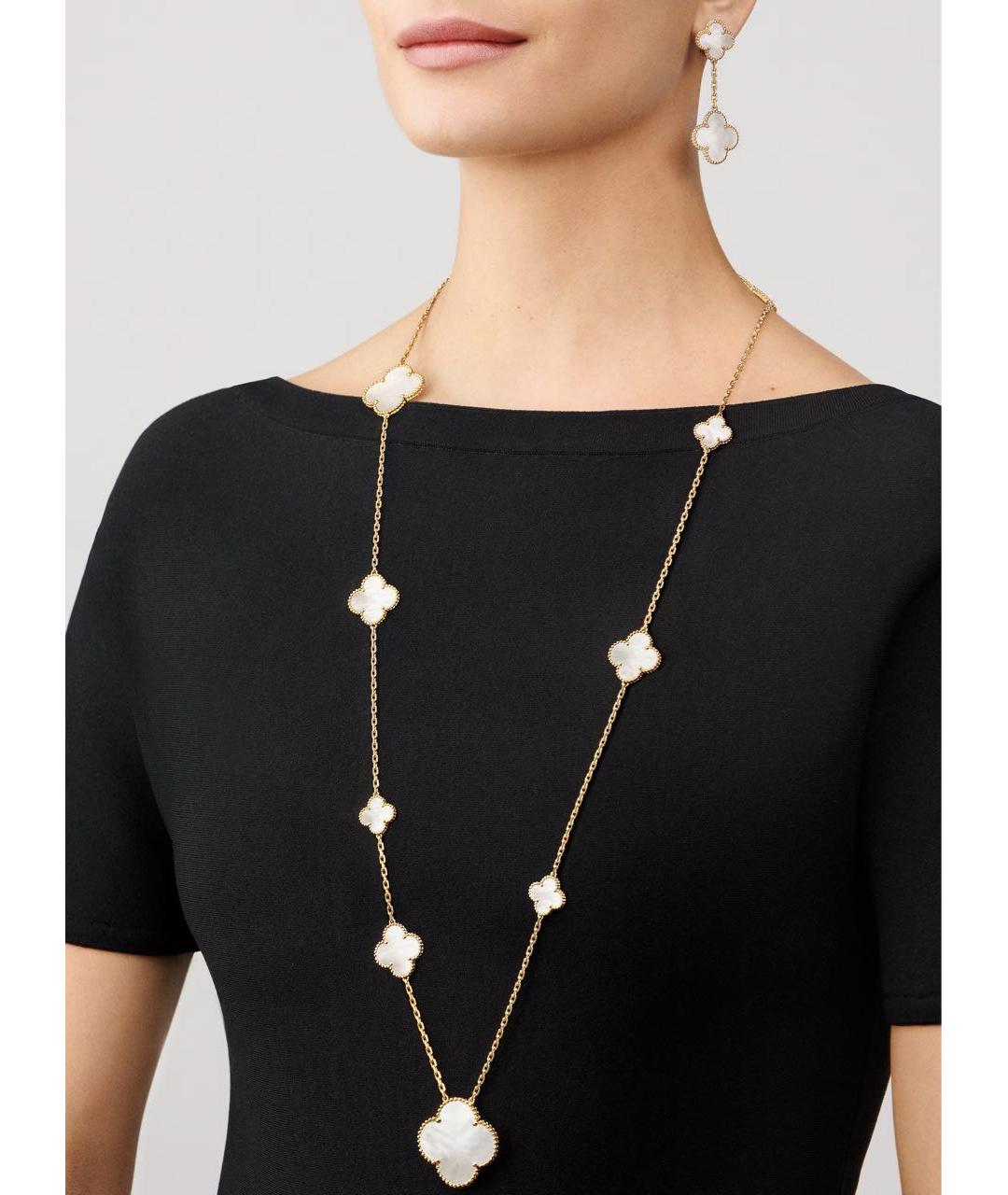 VAN CLEEF & ARPELS Золотое колье из желтого золота, фото 2