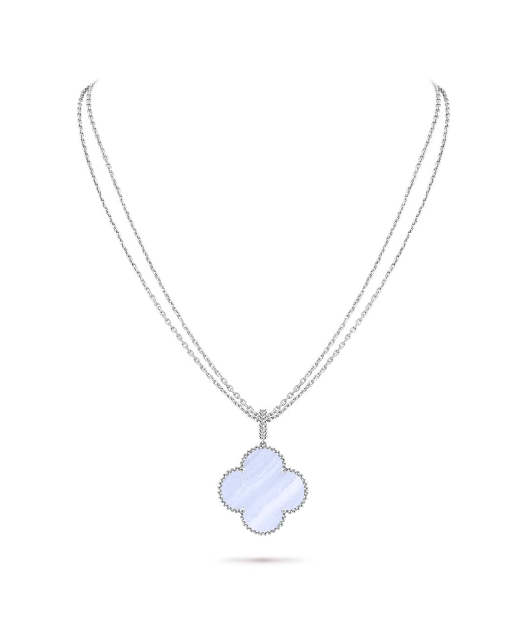VAN CLEEF & ARPELS Серебряное колье из белого золота, фото 2