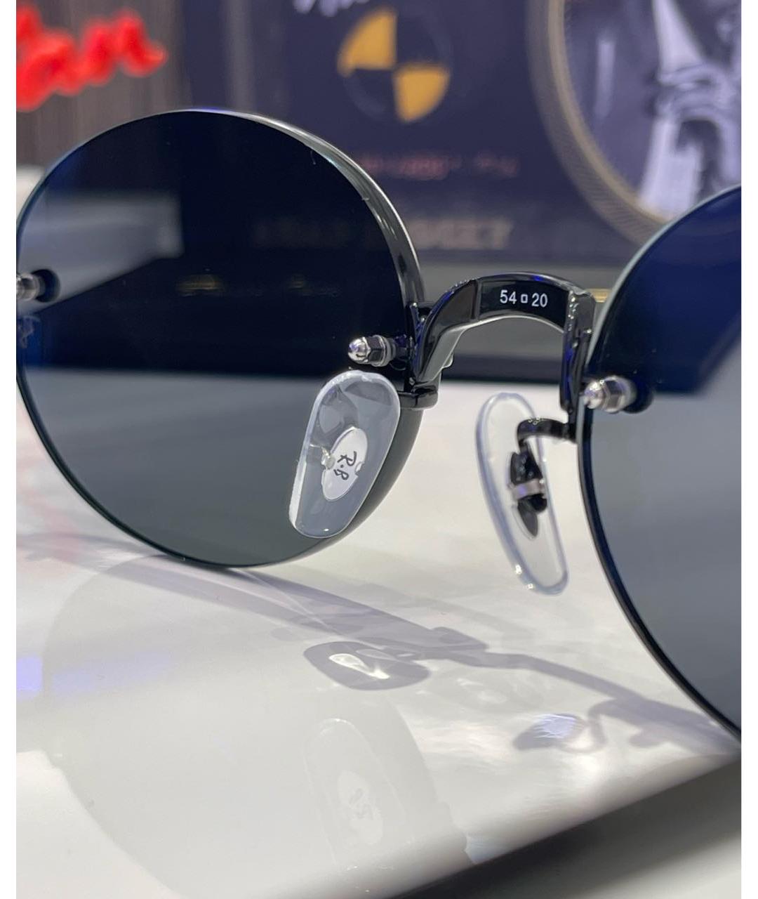 RAY BAN Черные металлические солнцезащитные очки, фото 8