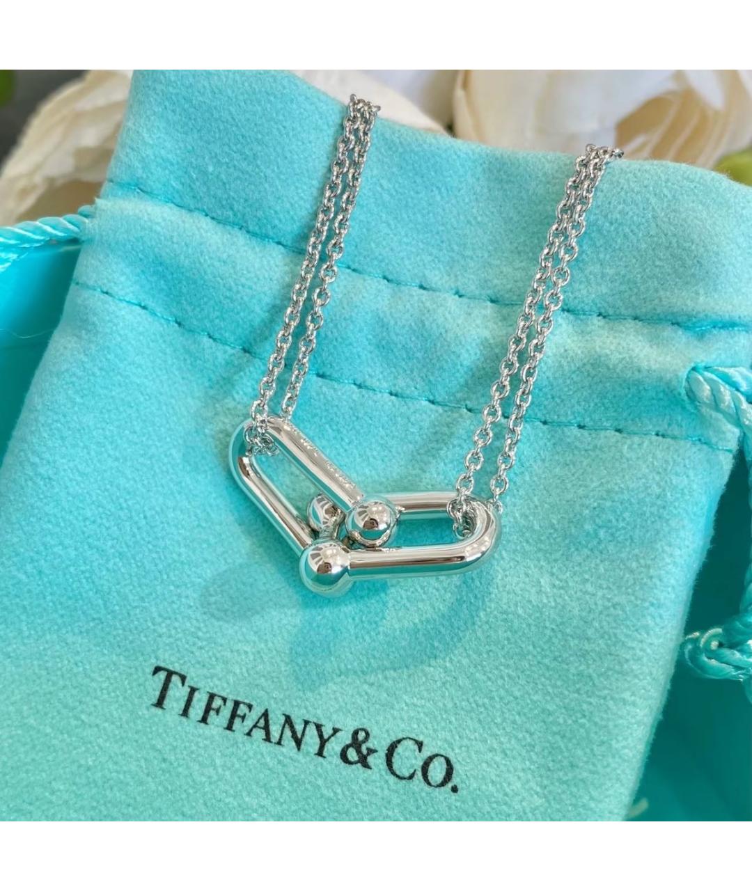 TIFFANY&CO Серебряное серебряное колье, фото 4