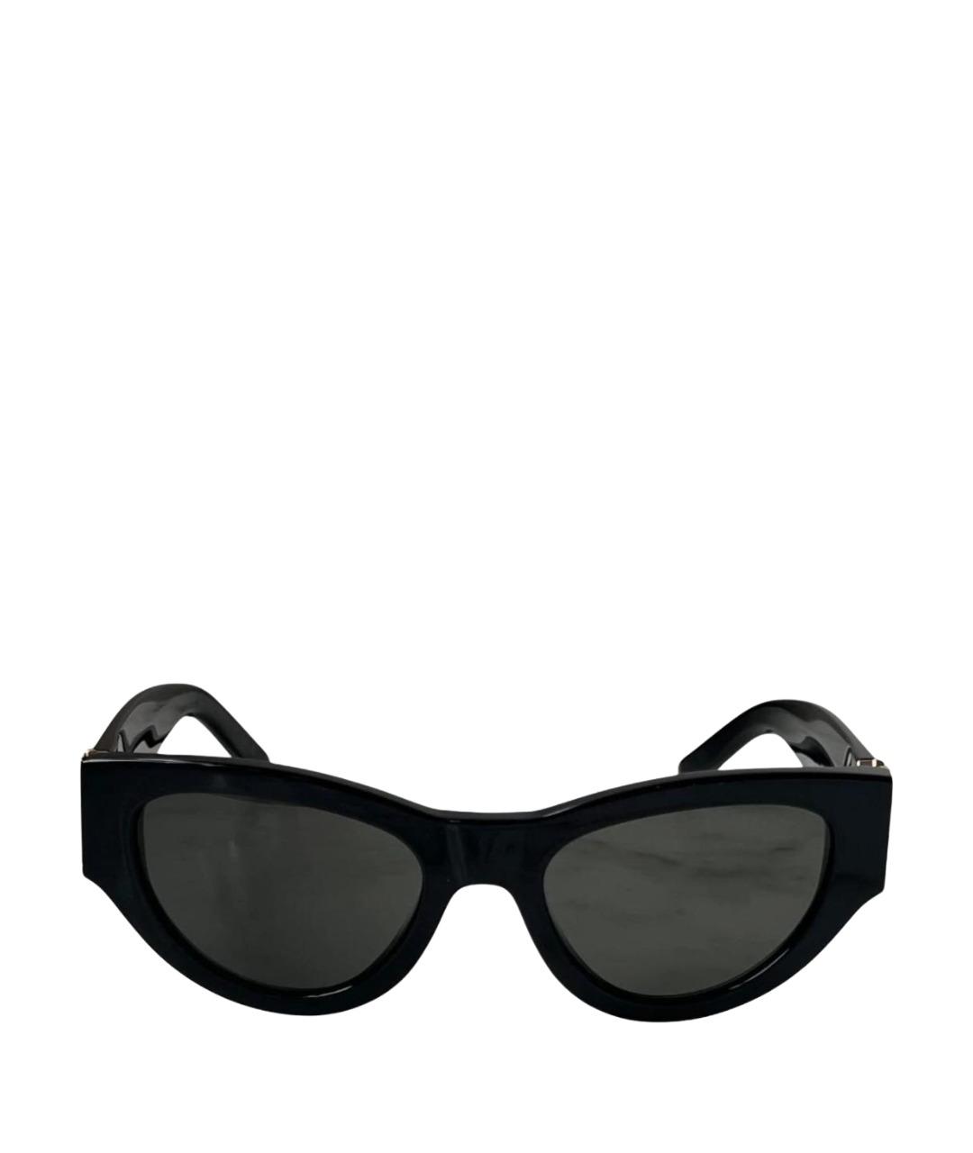 SAINT LAURENT Черные пластиковые солнцезащитные очки, фото 1