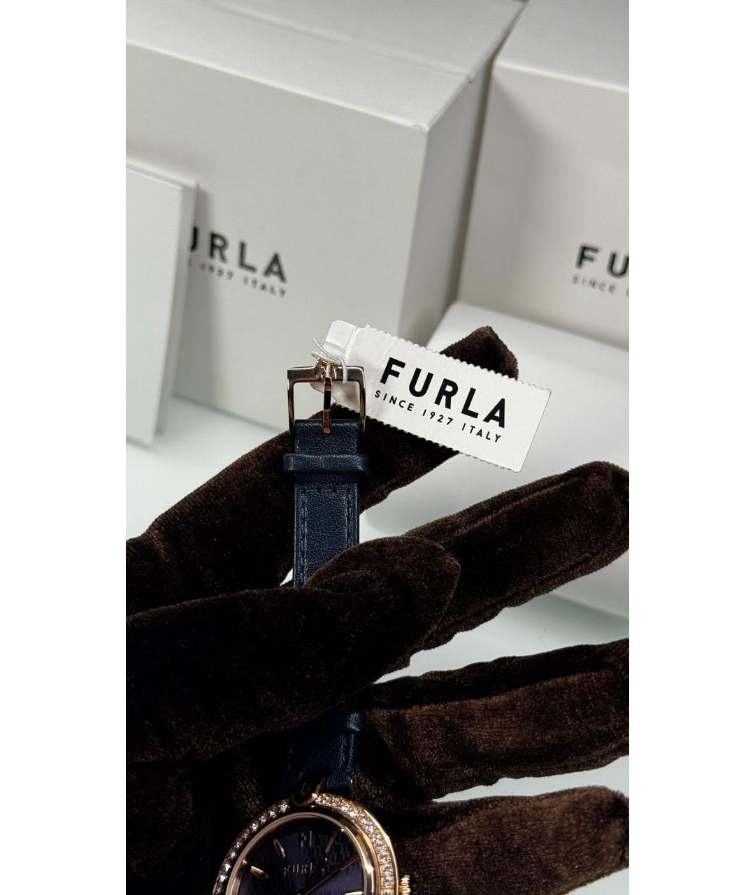 FURLA Темно-синие стальные часы, фото 6