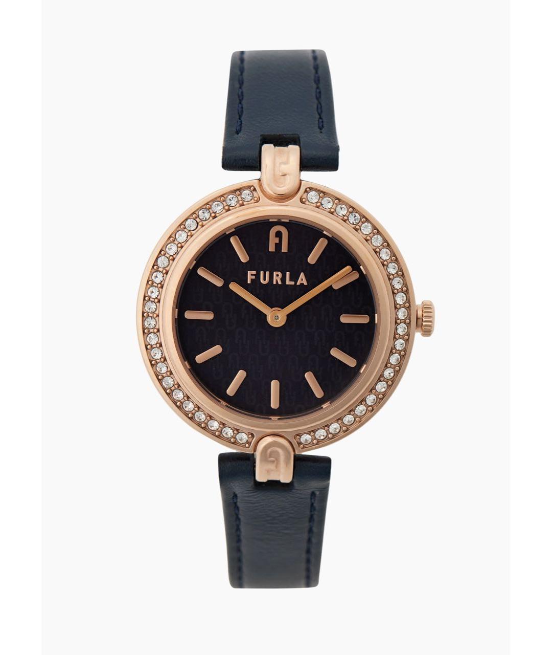 FURLA Темно-синие стальные часы, фото 7