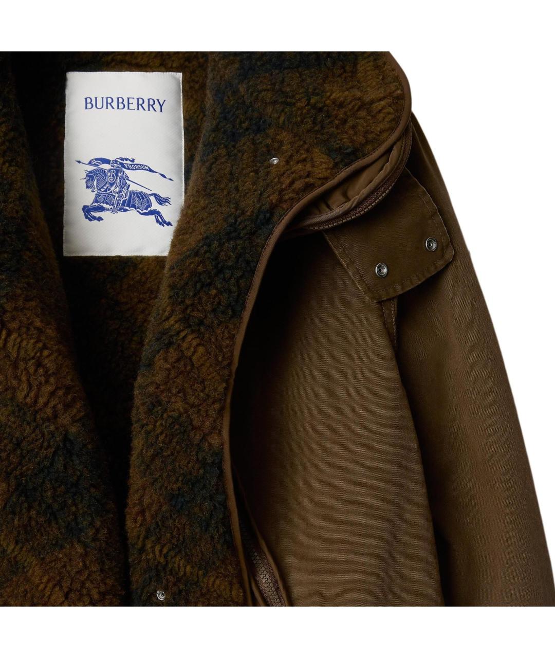 BURBERRY Коричневая парка, фото 2