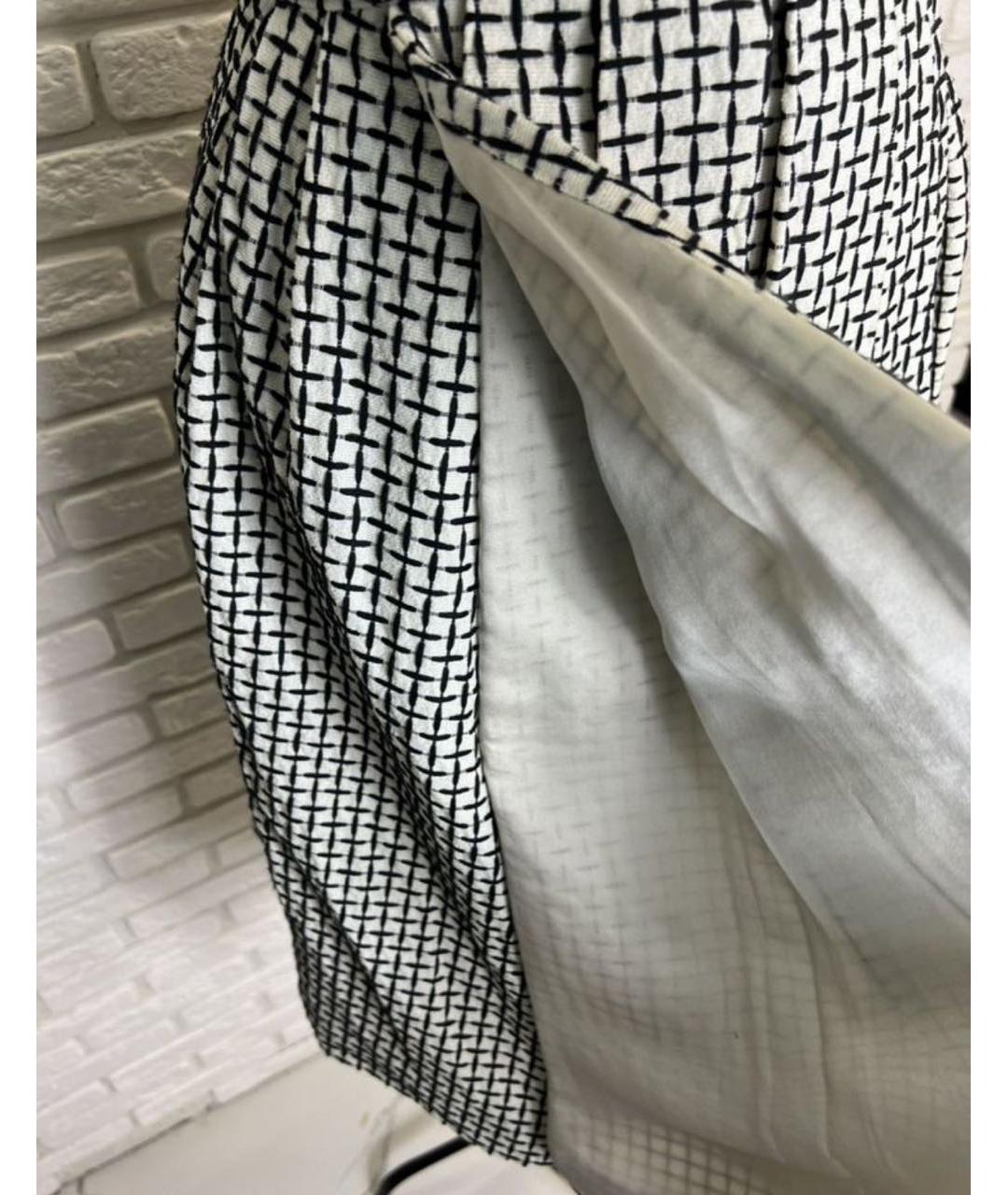CHANEL Белое твидовое повседневное платье, фото 4
