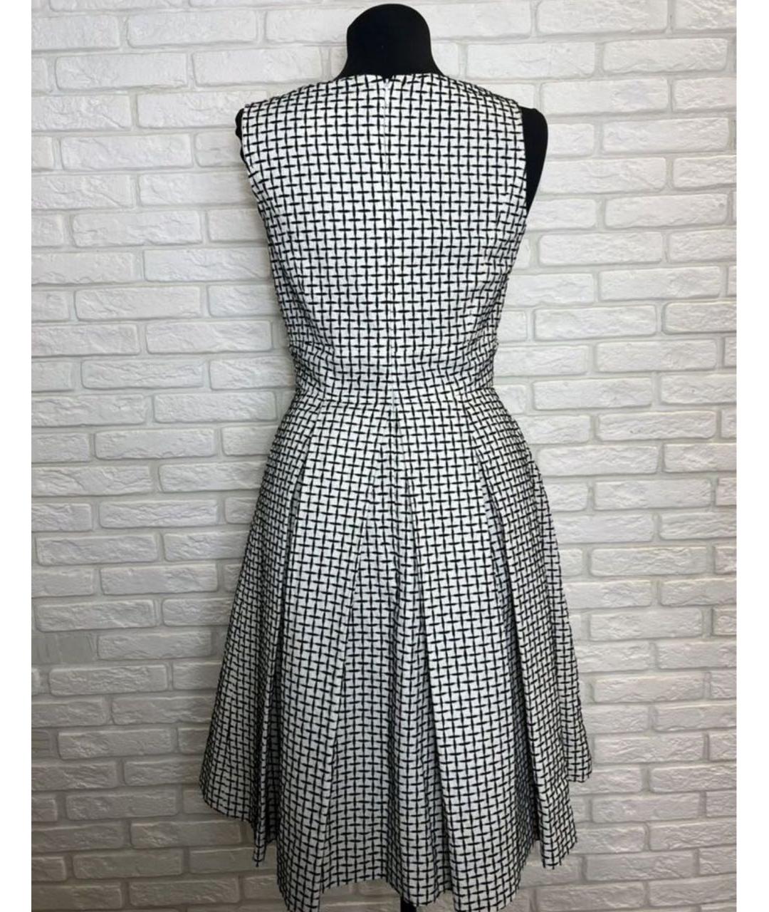 CHANEL Белое твидовое повседневное платье, фото 2