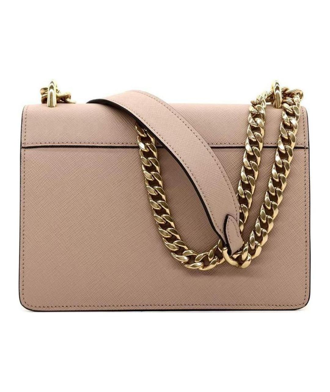 PRADA Бежевая кожаная сумка через плечо, фото 3