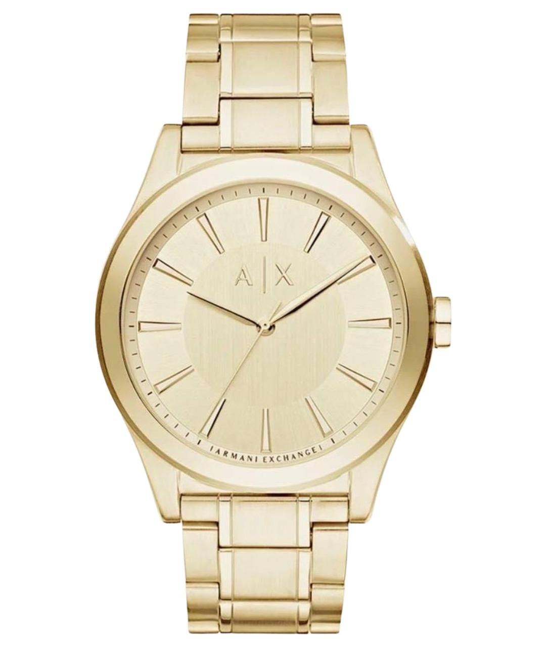 ARMANI EXCHANGE Золотые стальные часы, фото 1
