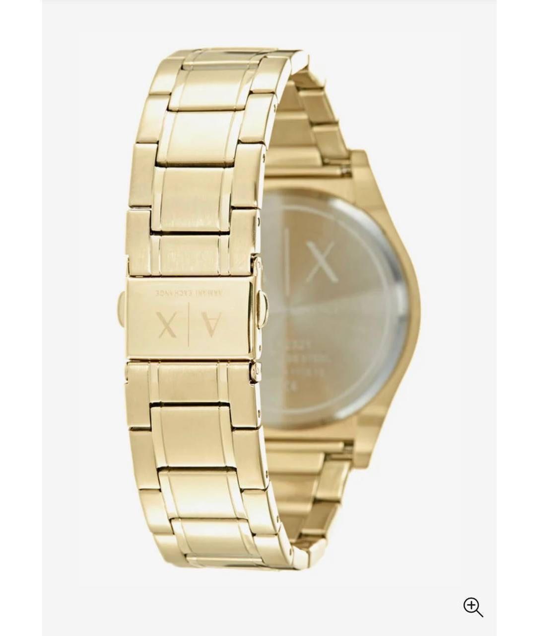 ARMANI EXCHANGE Золотые стальные часы, фото 3