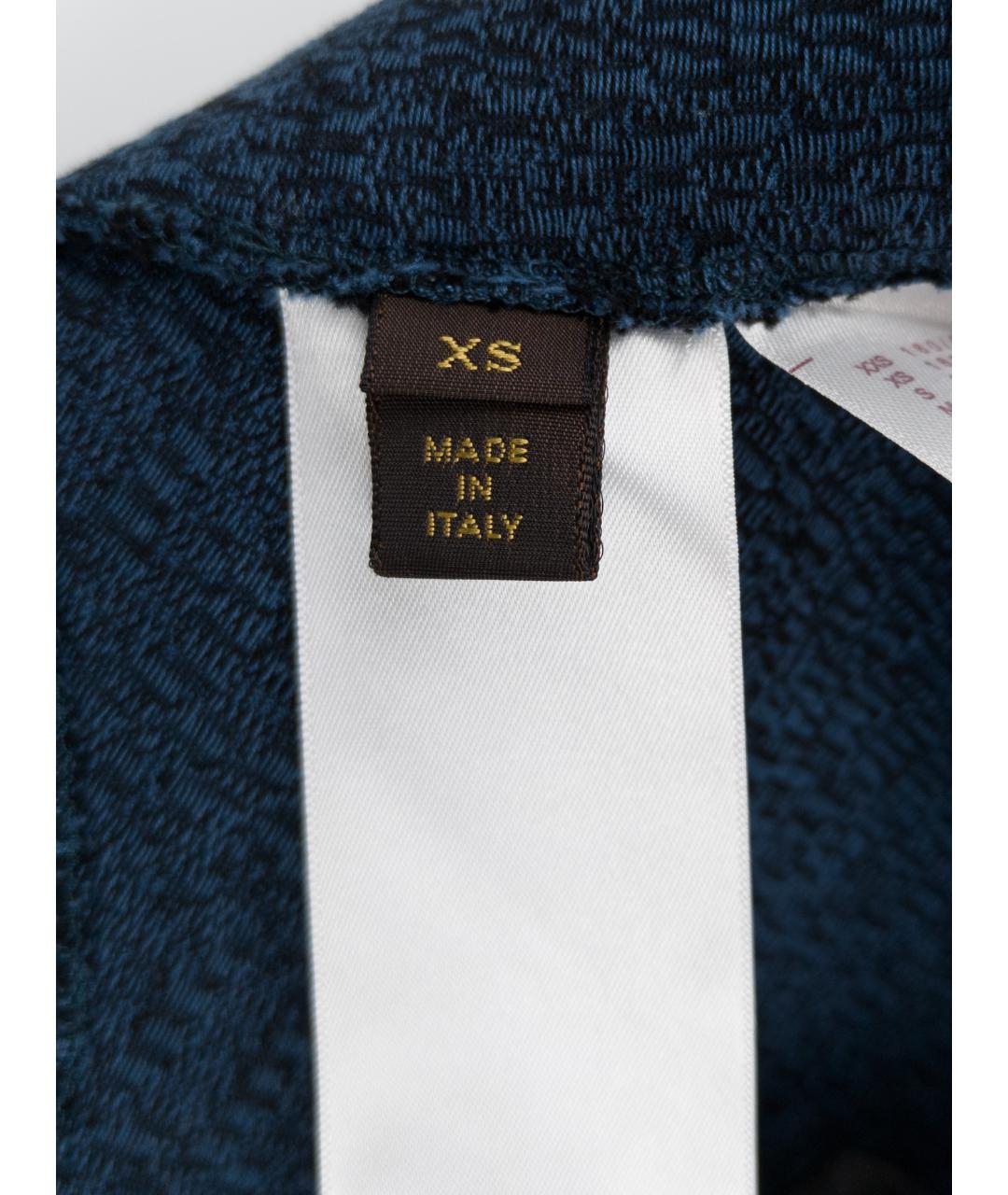 LOUIS VUITTON Синяя хлопковая футболка, фото 9