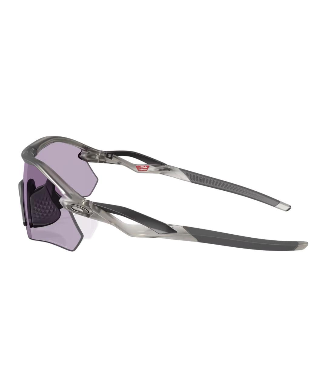 OAKLEY Серые пластиковые солнцезащитные очки, фото 3