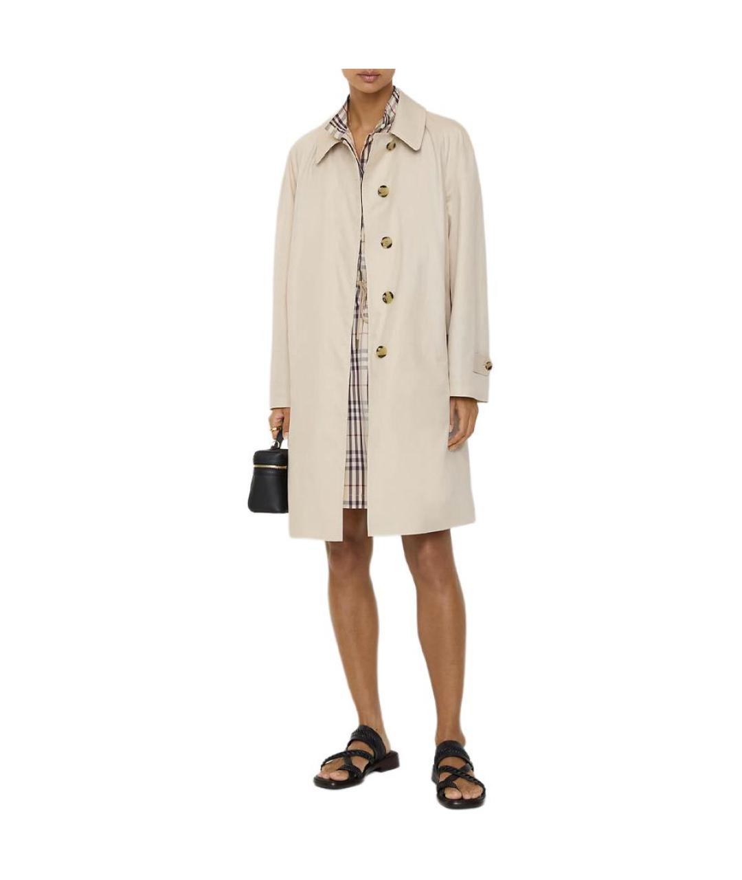 BURBERRY Бежевый тренч/плащ, фото 3