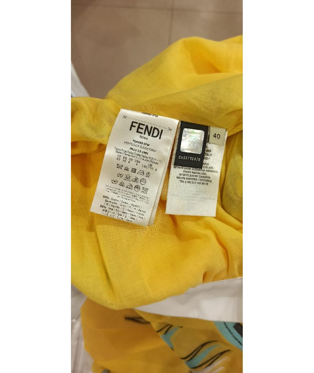 FENDI Юбка макси, фото 6