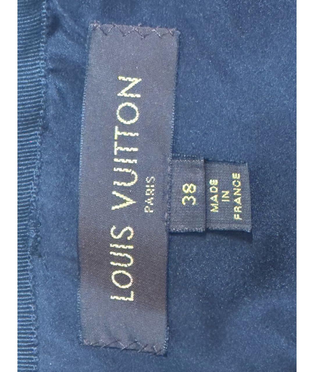 LOUIS VUITTON Темно-синий деним сарафан, фото 3