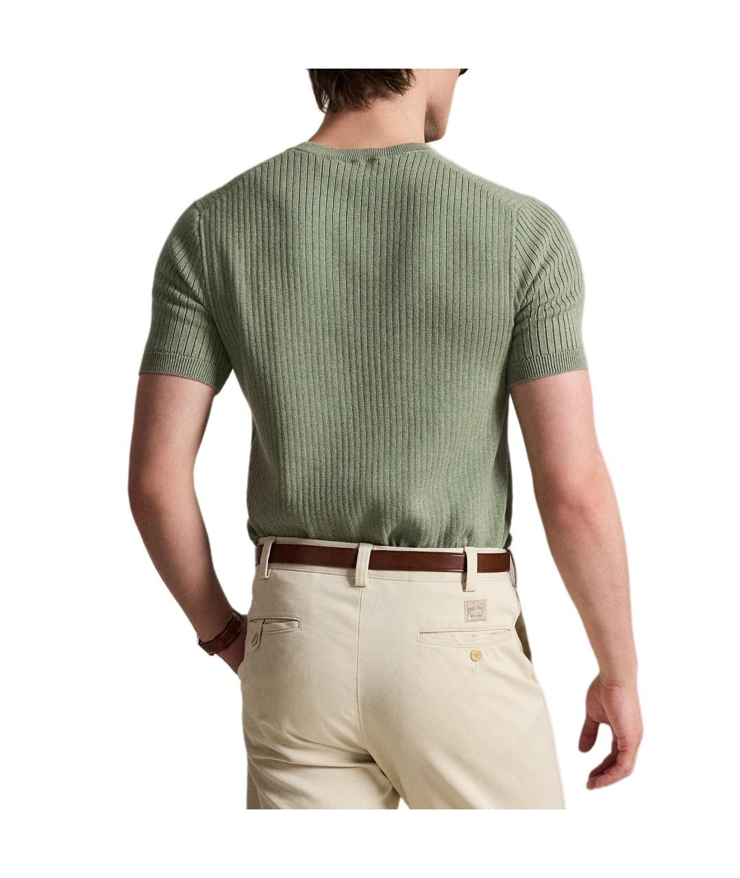 POLO RALPH LAUREN Зеленый джемпер / свитер, фото 3