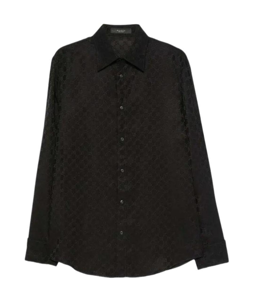 GUCCI Черная классическая рубашка, фото 1