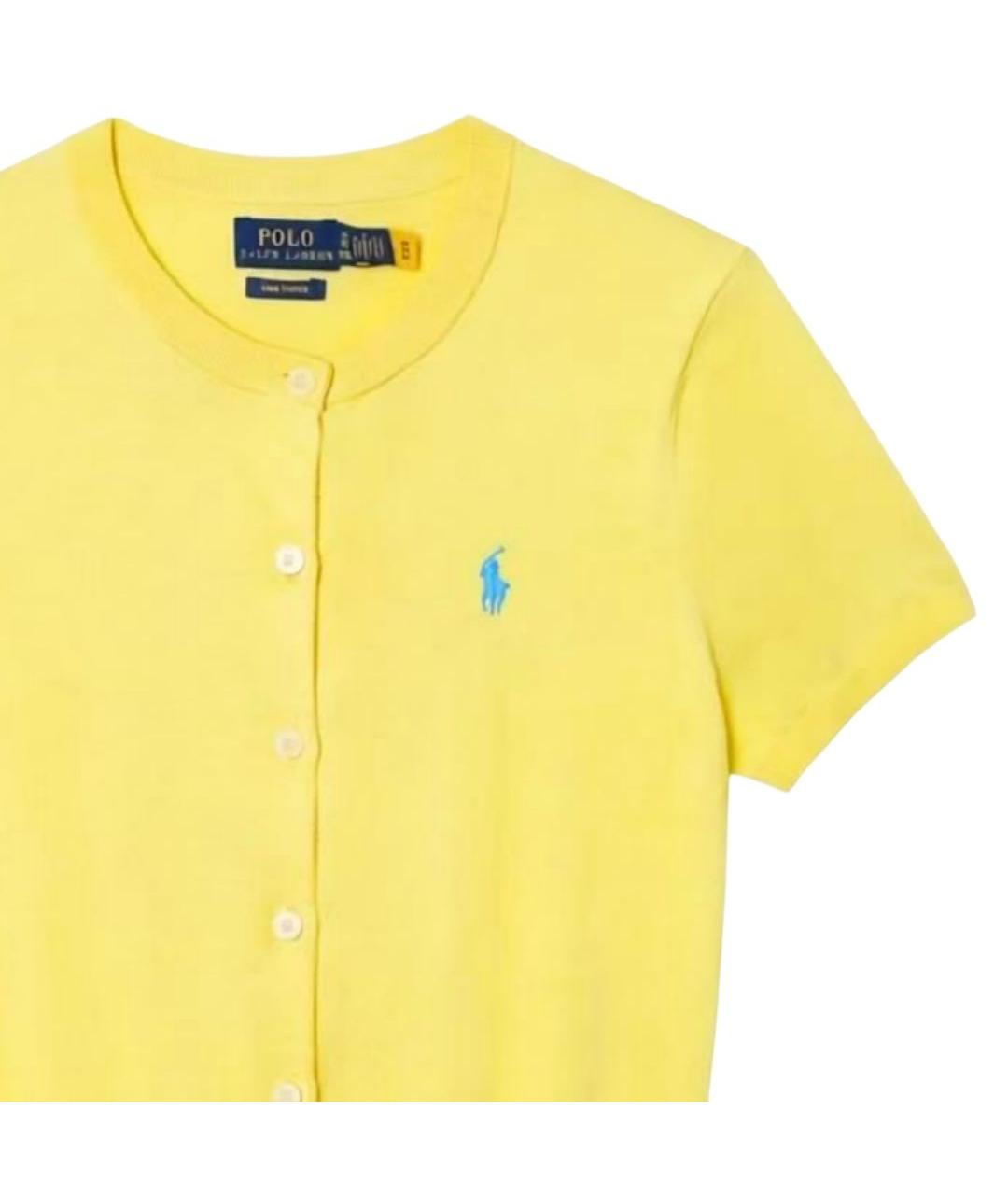 POLO RALPH LAUREN Желтый кардиган, фото 2