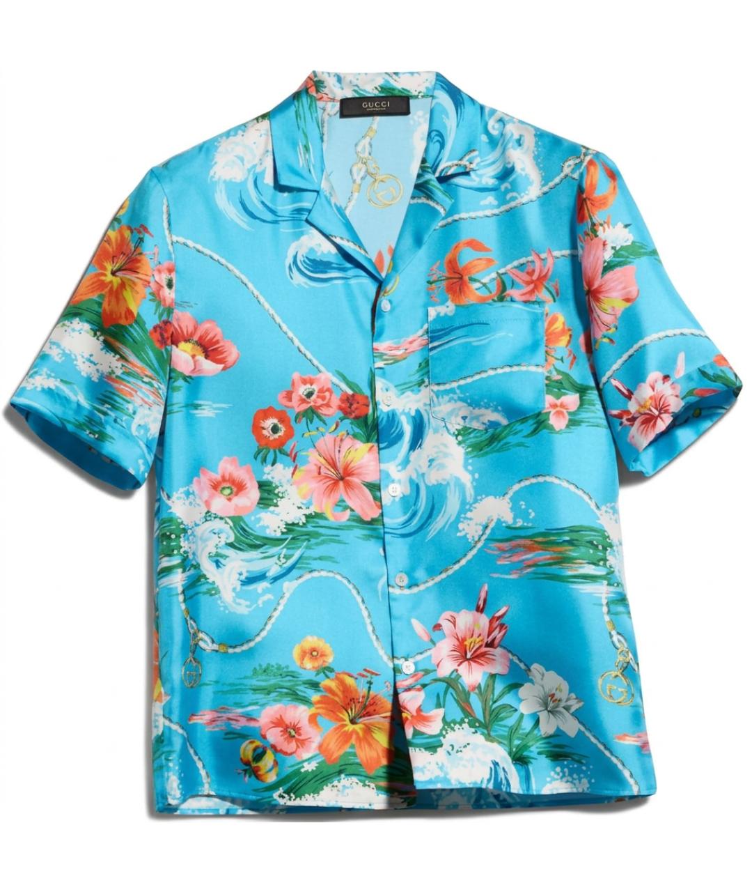 GUCCI Мульти классическая рубашка, фото 1
