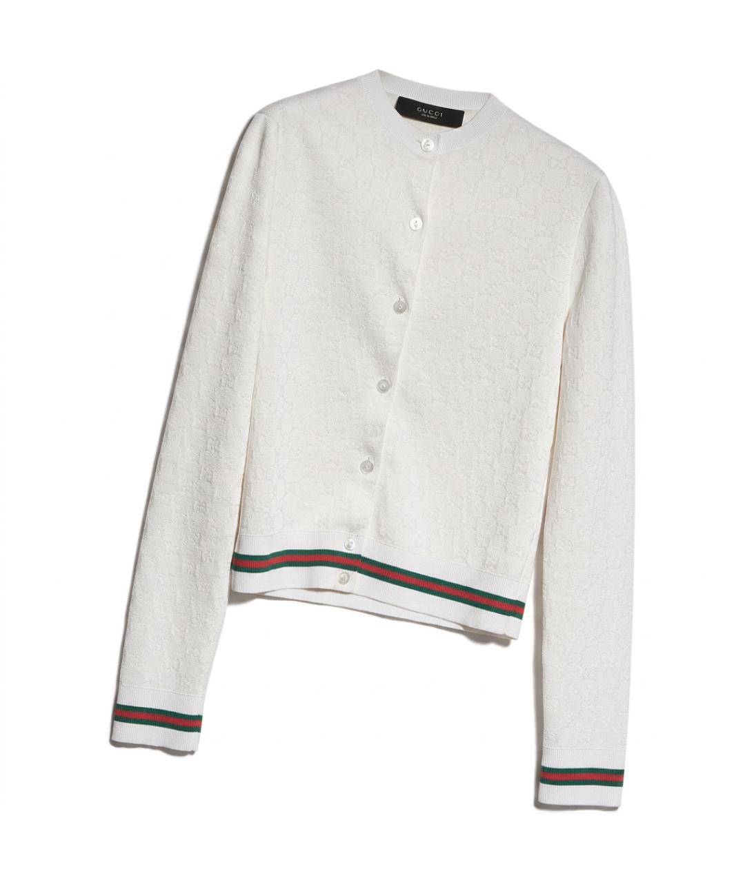 GUCCI Белый кардиган, фото 1