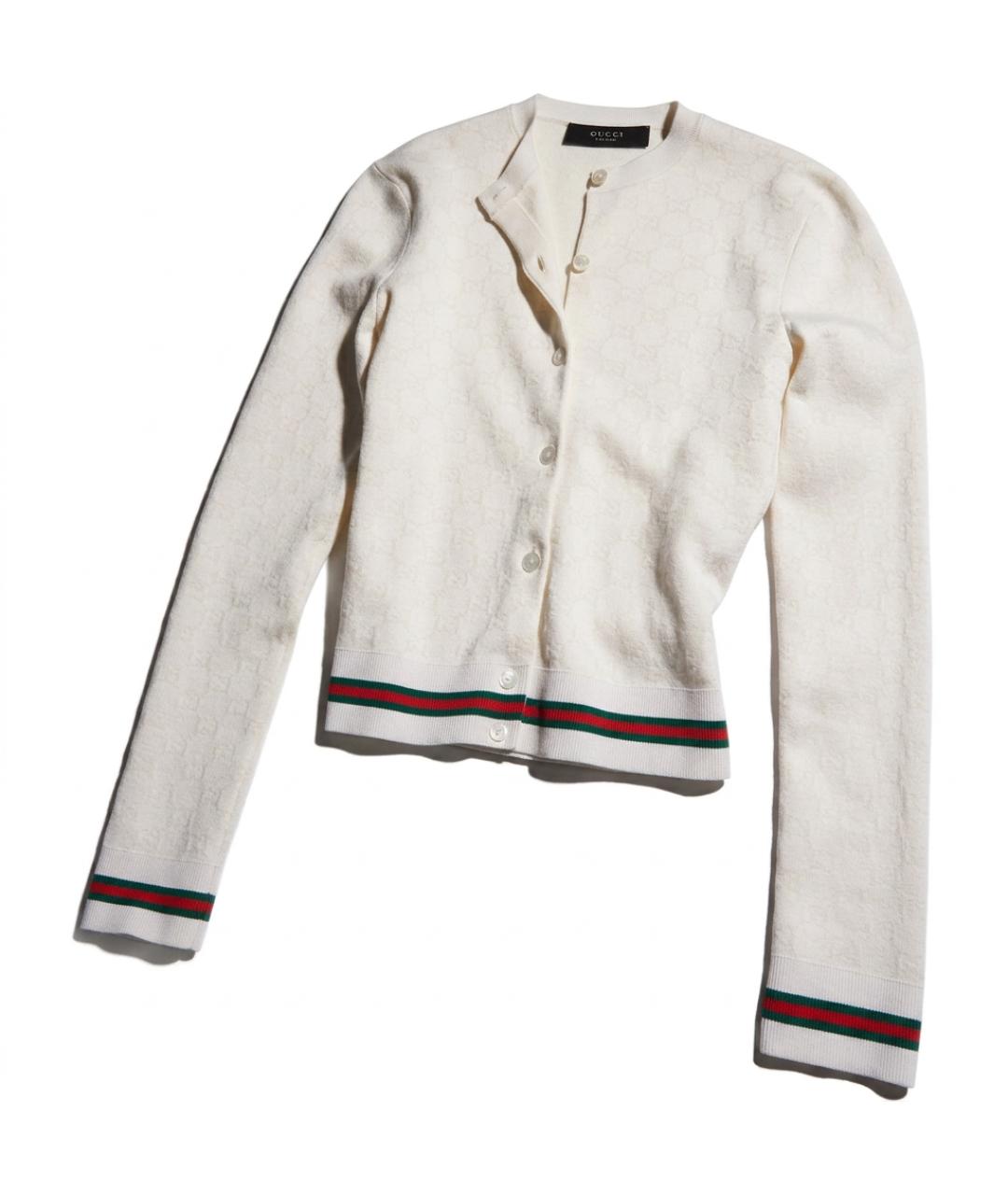 GUCCI Белый кардиган, фото 2