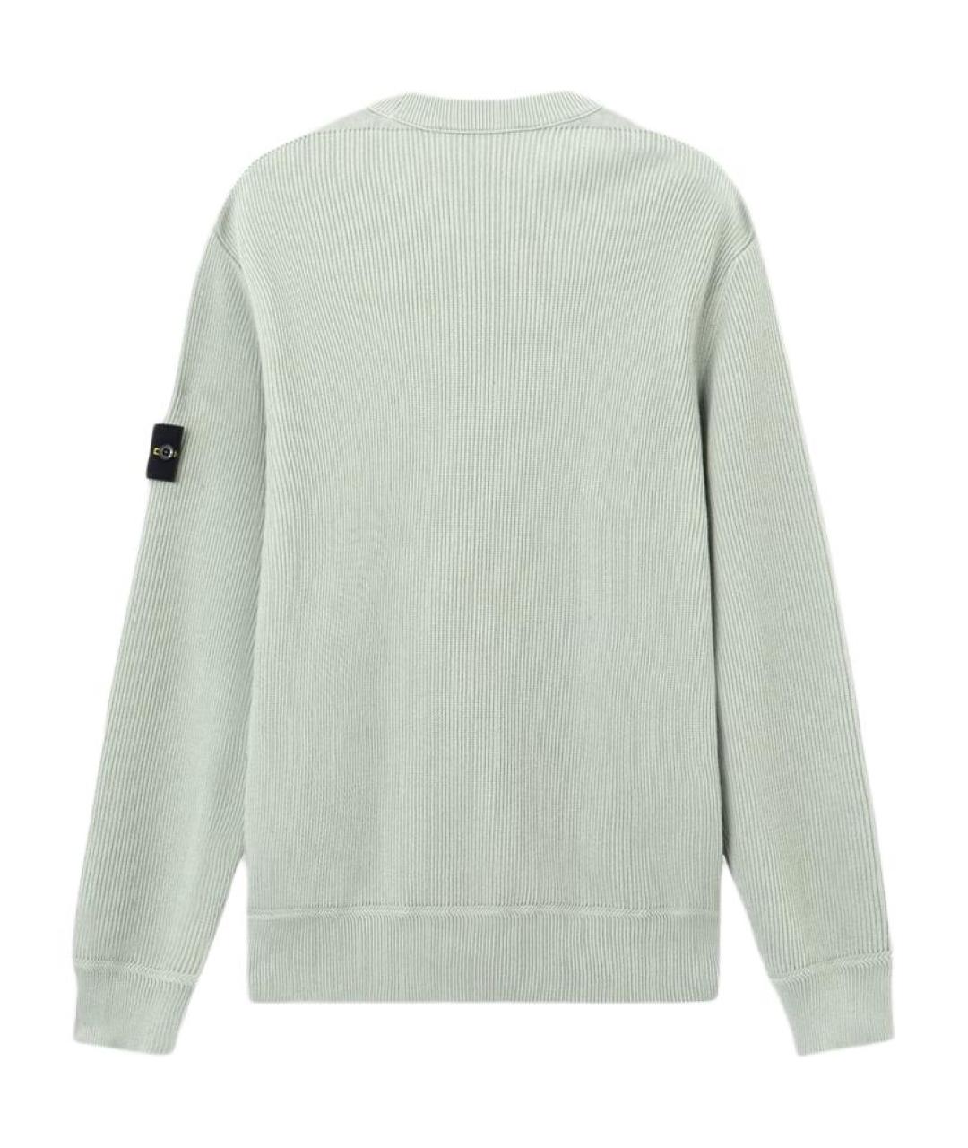 STONE ISLAND Зеленый джемпер / свитер, фото 2