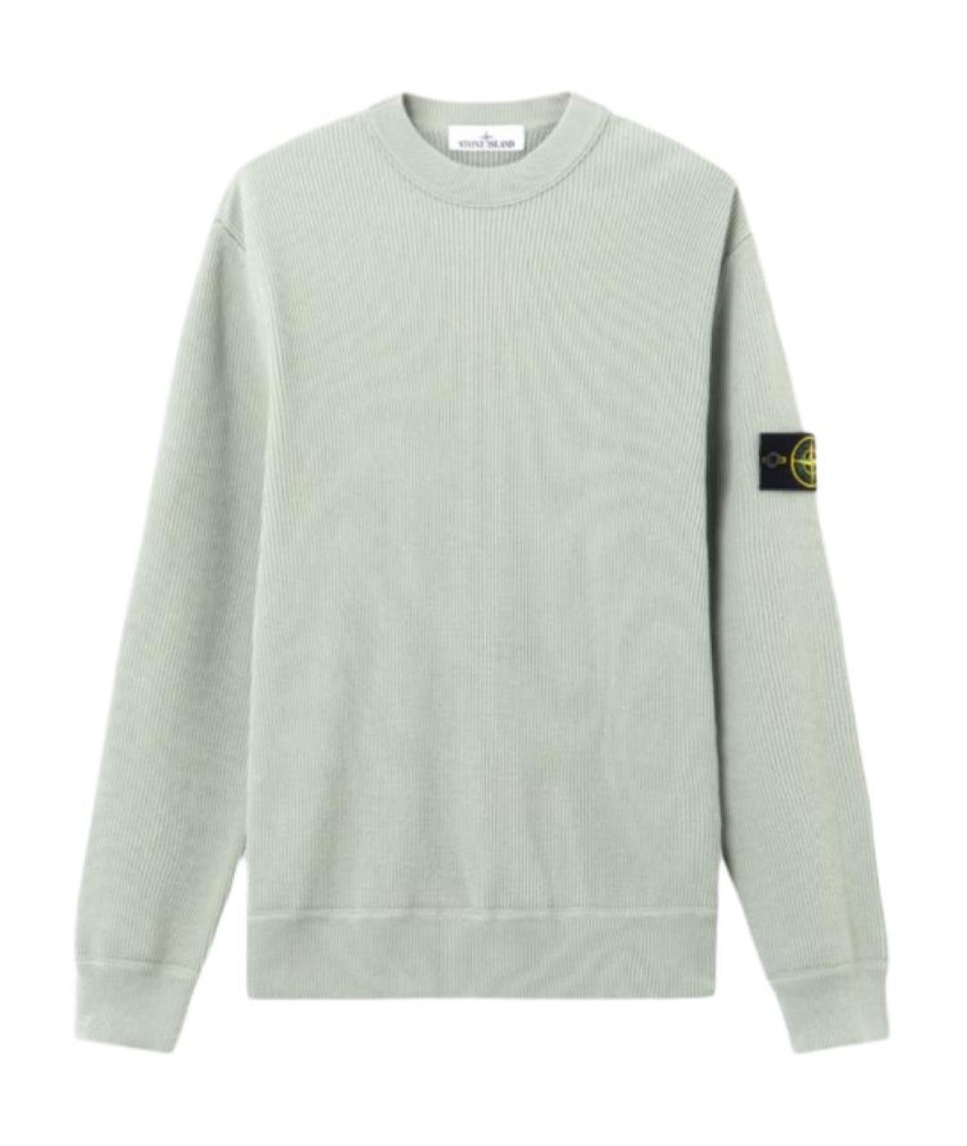 STONE ISLAND Зеленый джемпер / свитер, фото 1