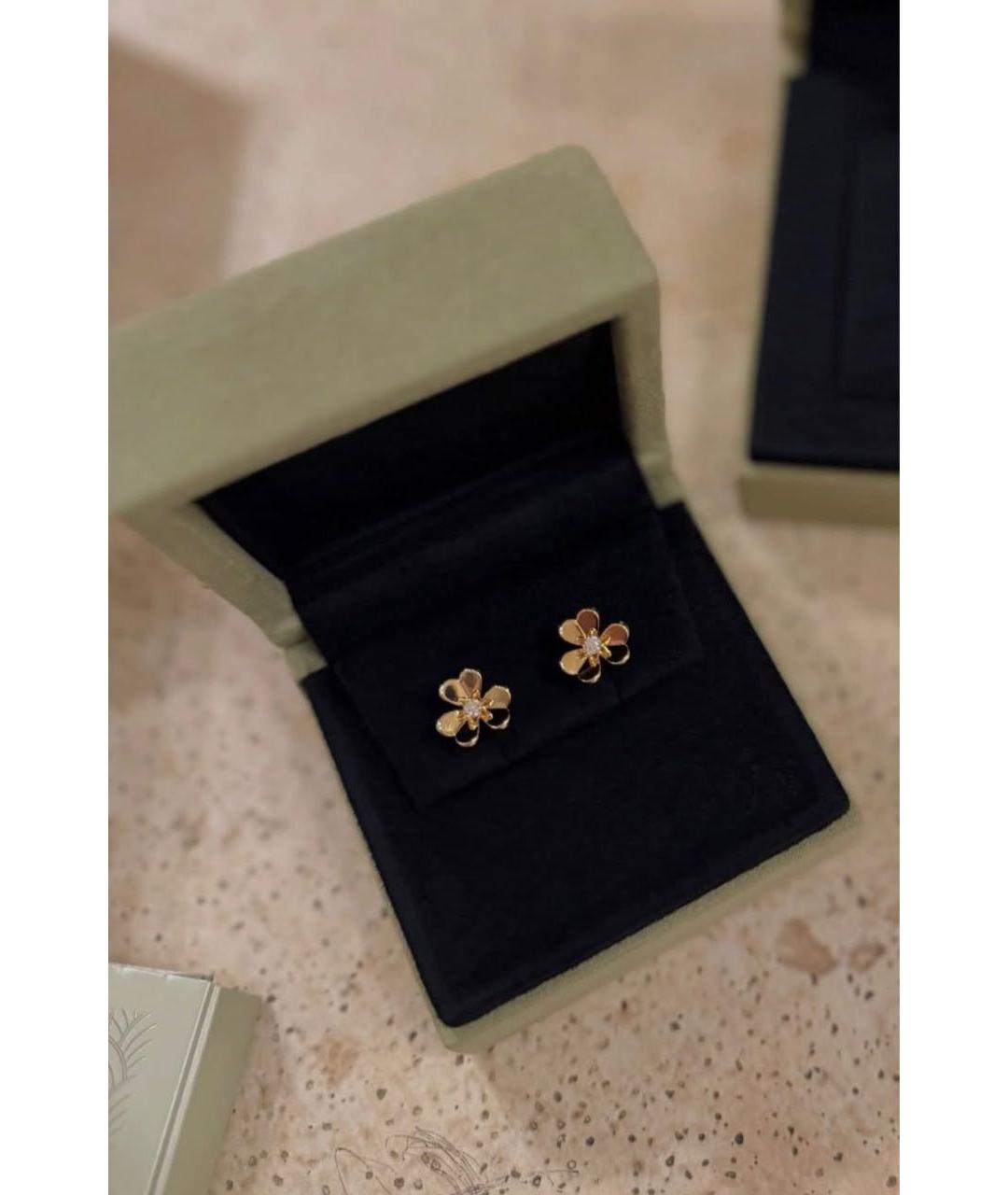 VAN CLEEF & ARPELS Золотые серьги из желтого золота, фото 3