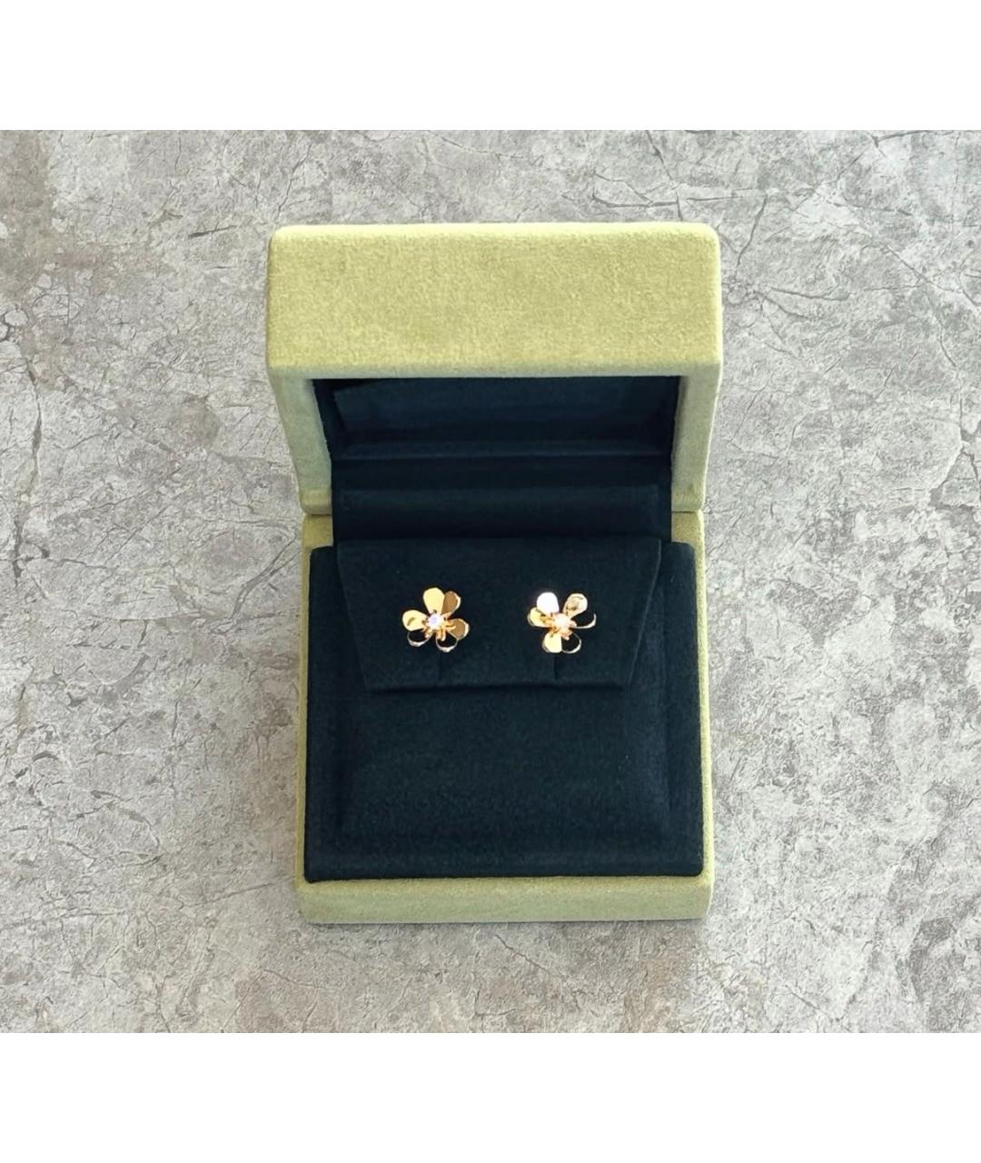 VAN CLEEF & ARPELS Золотые серьги из желтого золота, фото 2