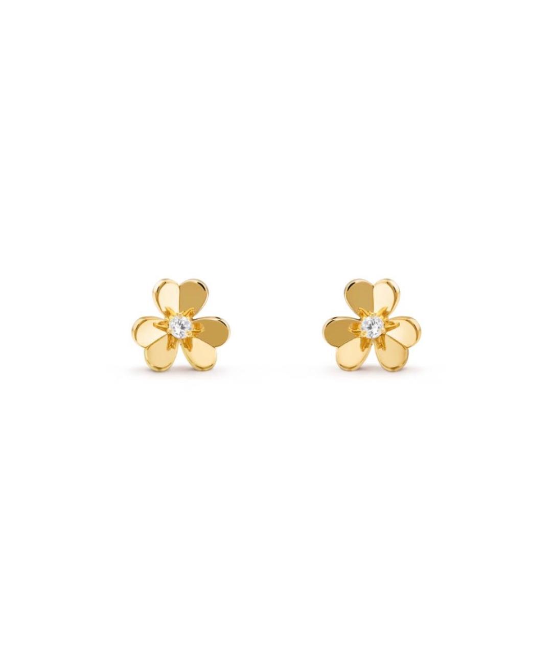 VAN CLEEF & ARPELS Золотые серьги из желтого золота, фото 1