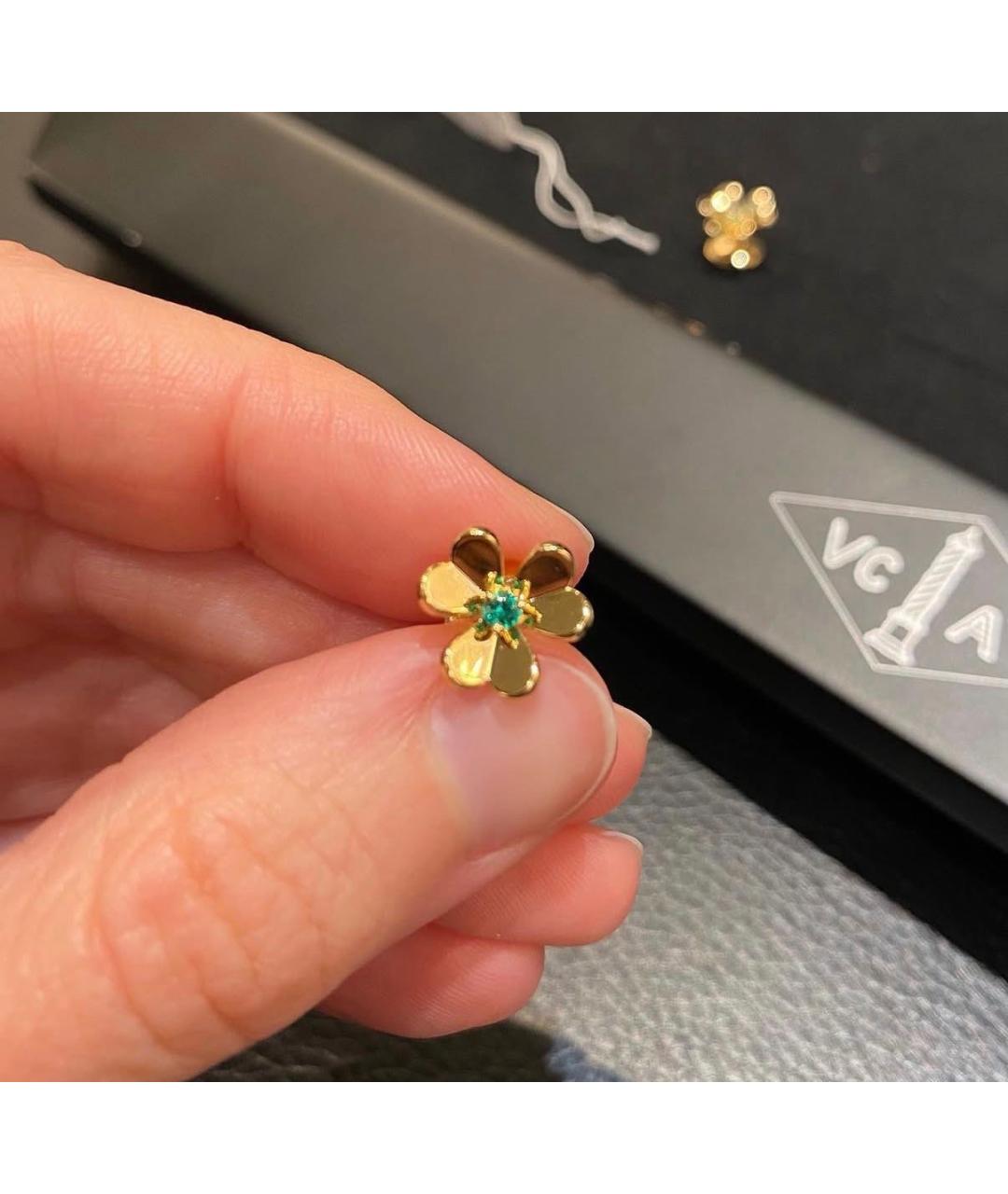 VAN CLEEF & ARPELS Золотые серьги из желтого золота, фото 2