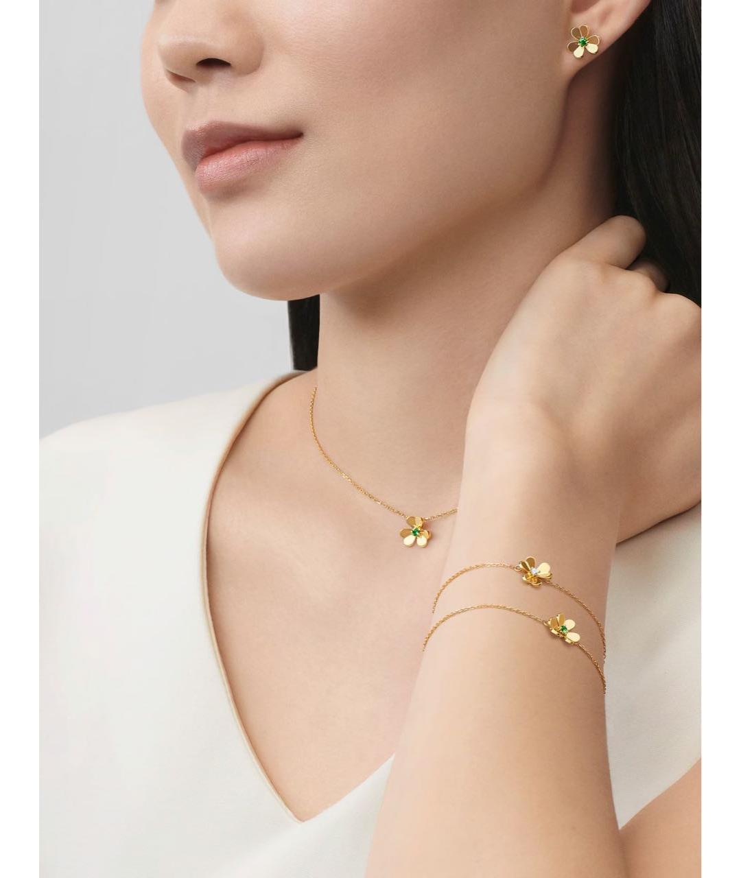 VAN CLEEF & ARPELS Золотые серьги из желтого золота, фото 4