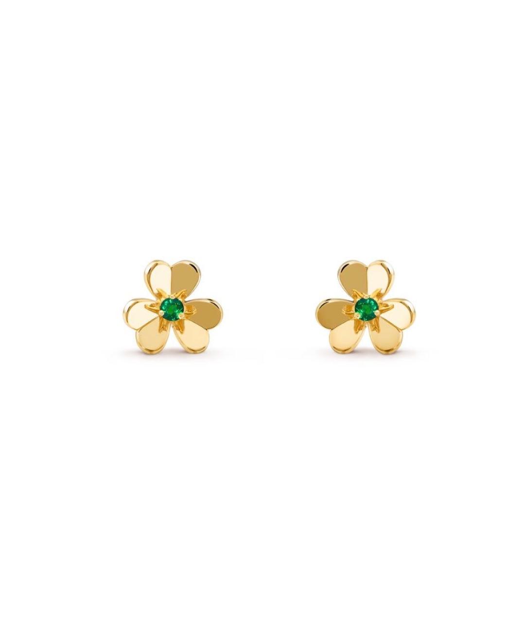 VAN CLEEF & ARPELS Золотые серьги из желтого золота, фото 1