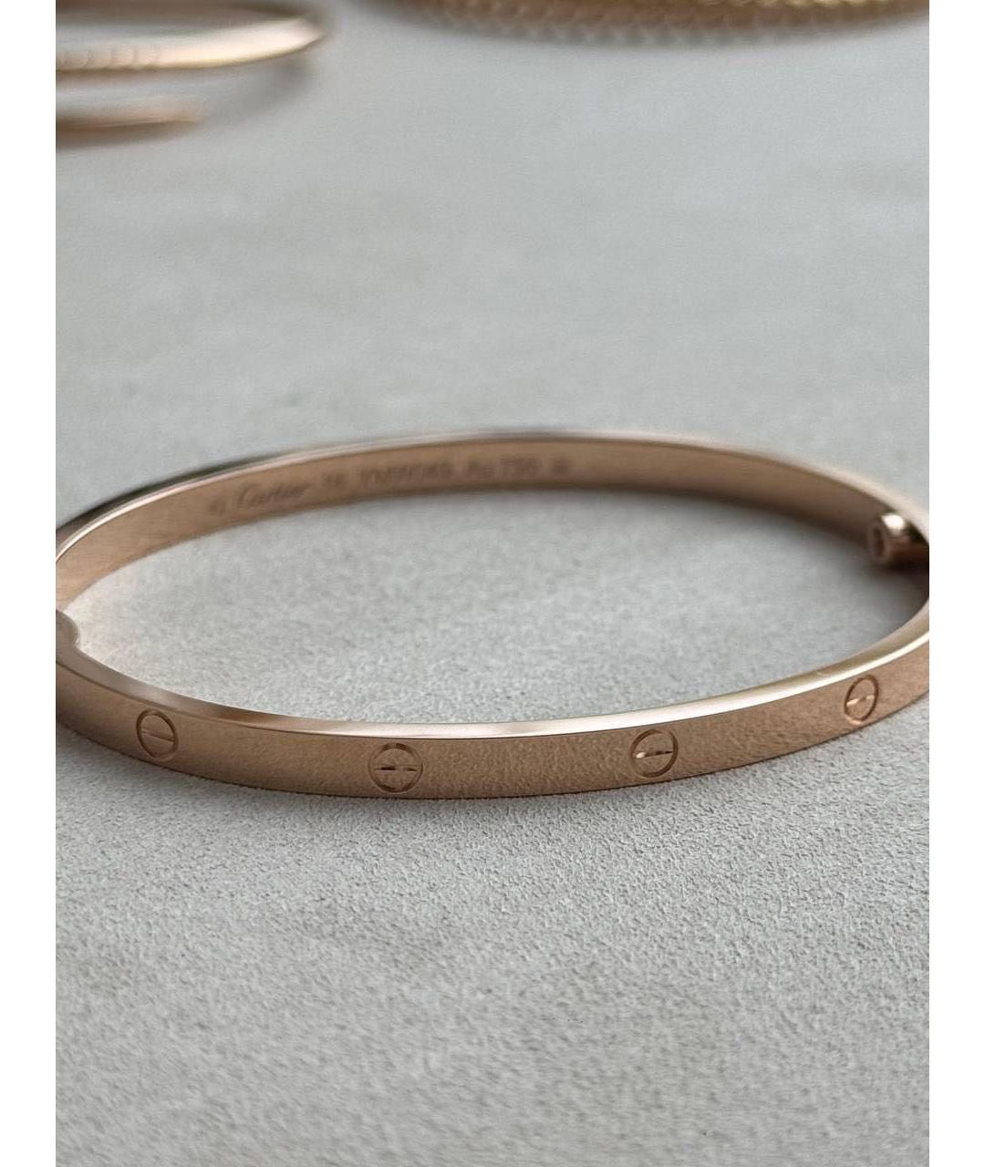 CARTIER Золотой браслет из розового золота, фото 5