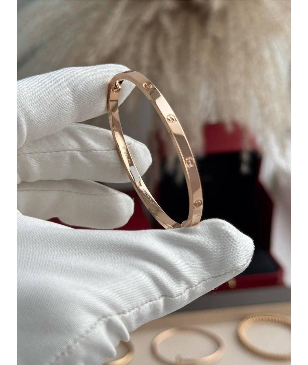 CARTIER Золотой браслет из розового золота, фото 3