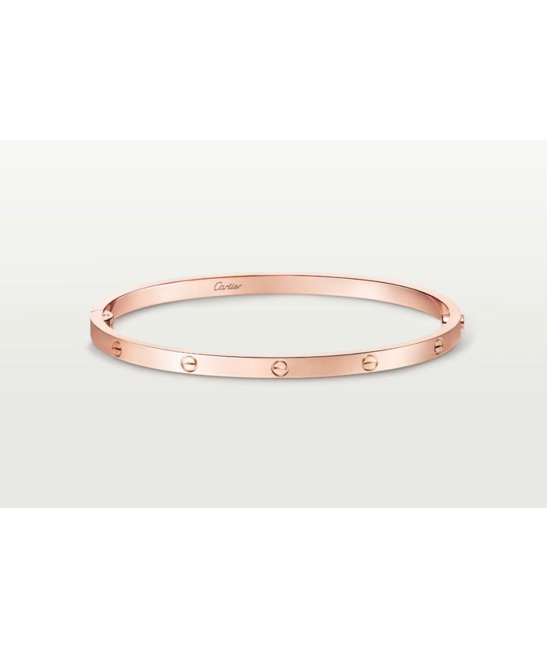 CARTIER Золотой браслет из розового золота, фото 8