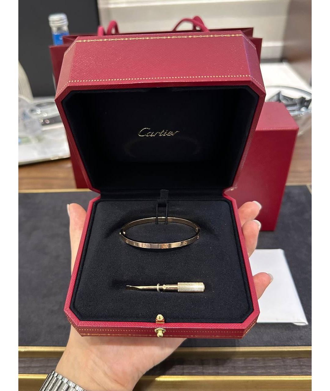 CARTIER Золотой браслет из розового золота, фото 2