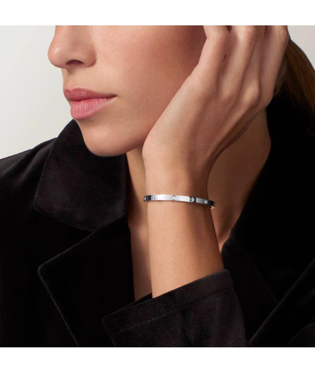 CARTIER Серебряный браслет из белого золота, фото 4