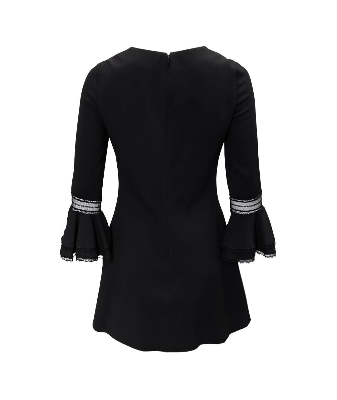 SAINT LAURENT Черное шерстяное повседневное платье, фото 2