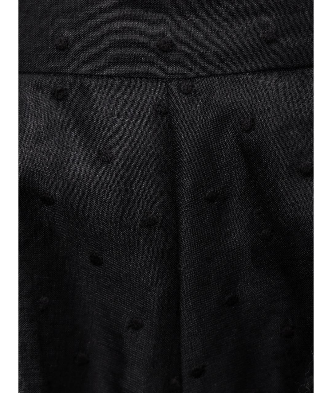 ZIMMERMANN Черные льняные шорты, фото 3