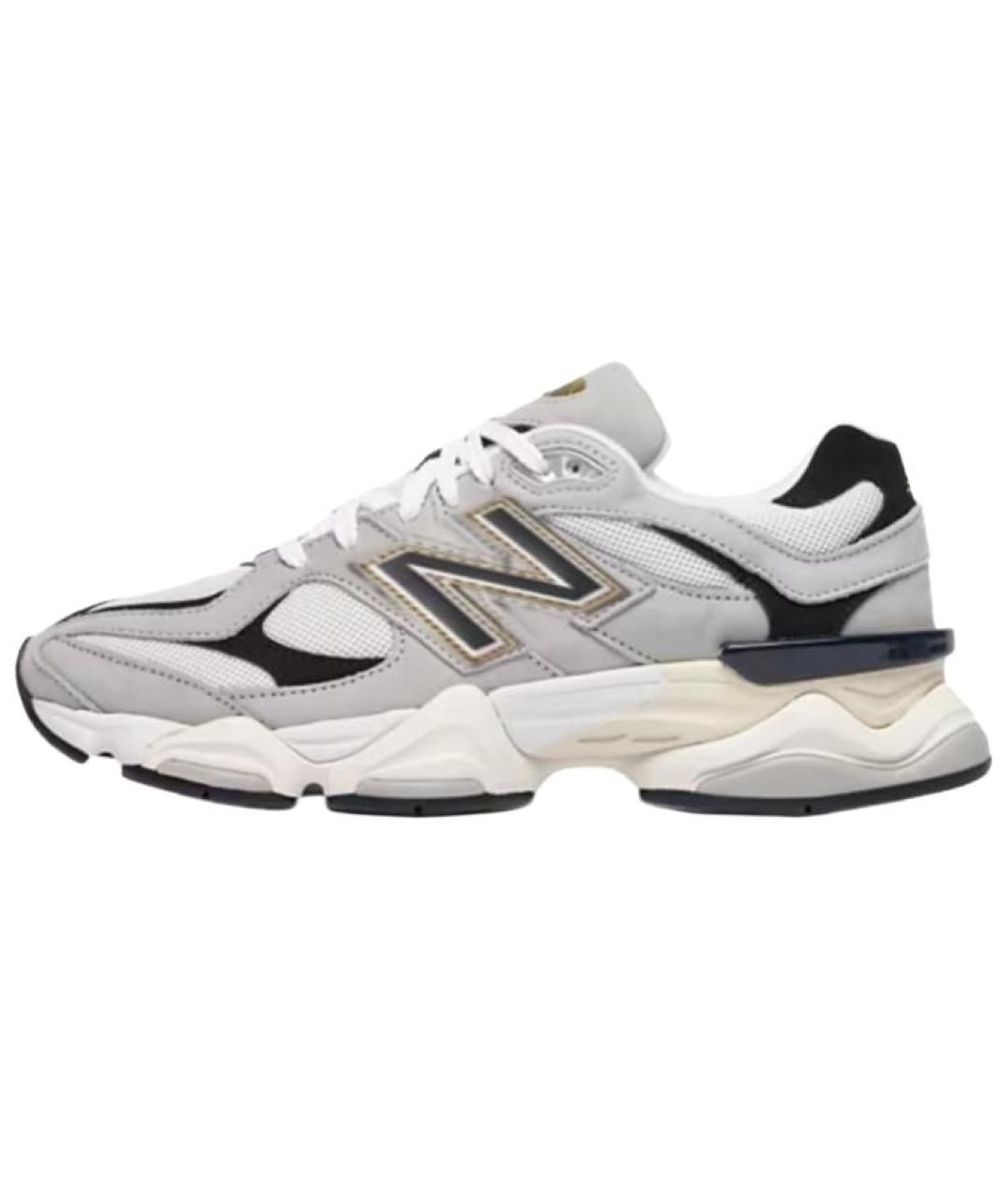 NEW BALANCE Серые замшевые низкие кроссовки / кеды, фото 2