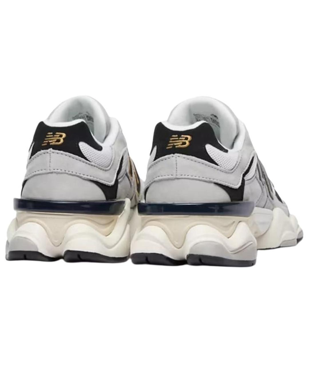 NEW BALANCE Серые замшевые низкие кроссовки / кеды, фото 4