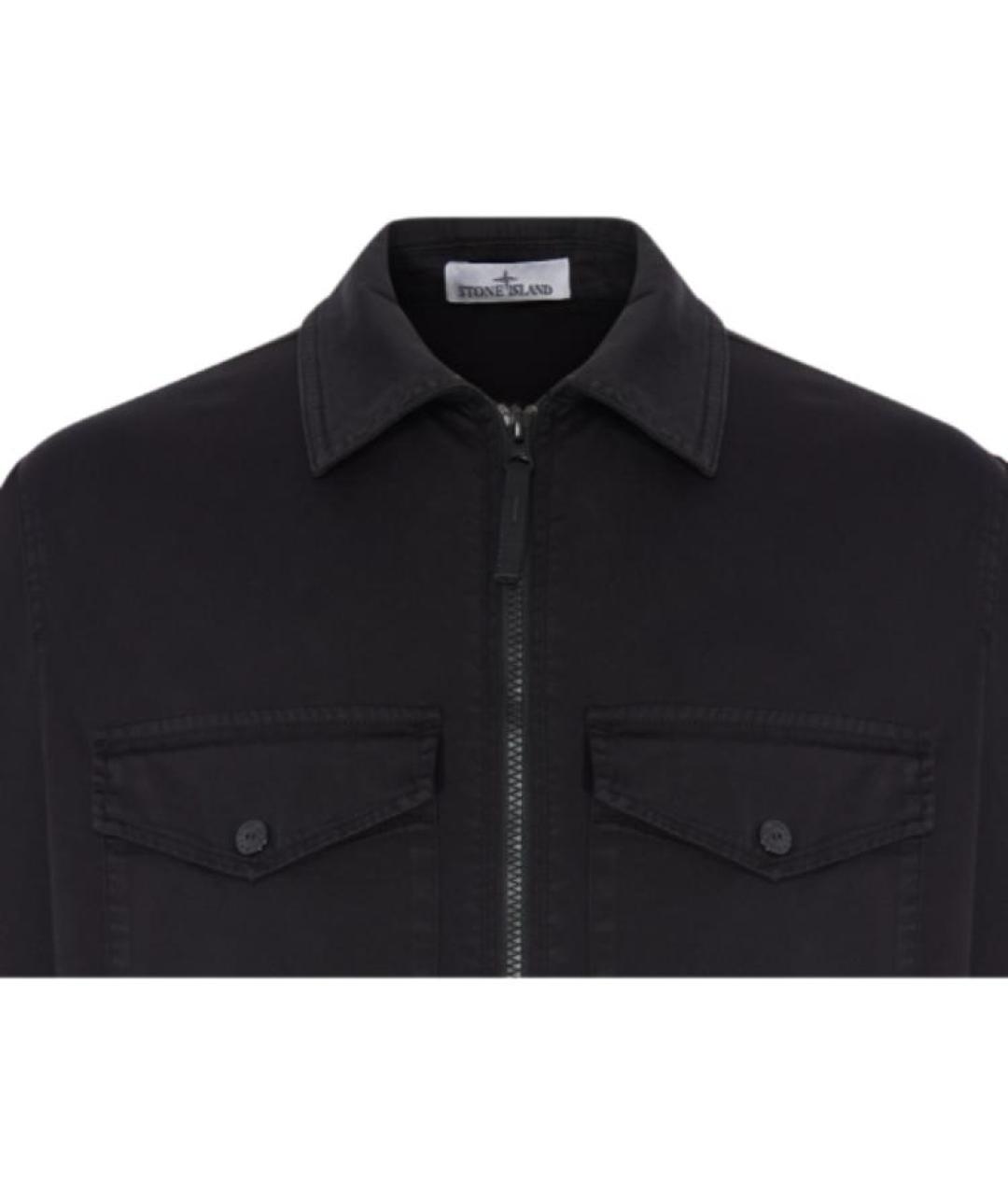 STONE ISLAND Черная куртка, фото 4