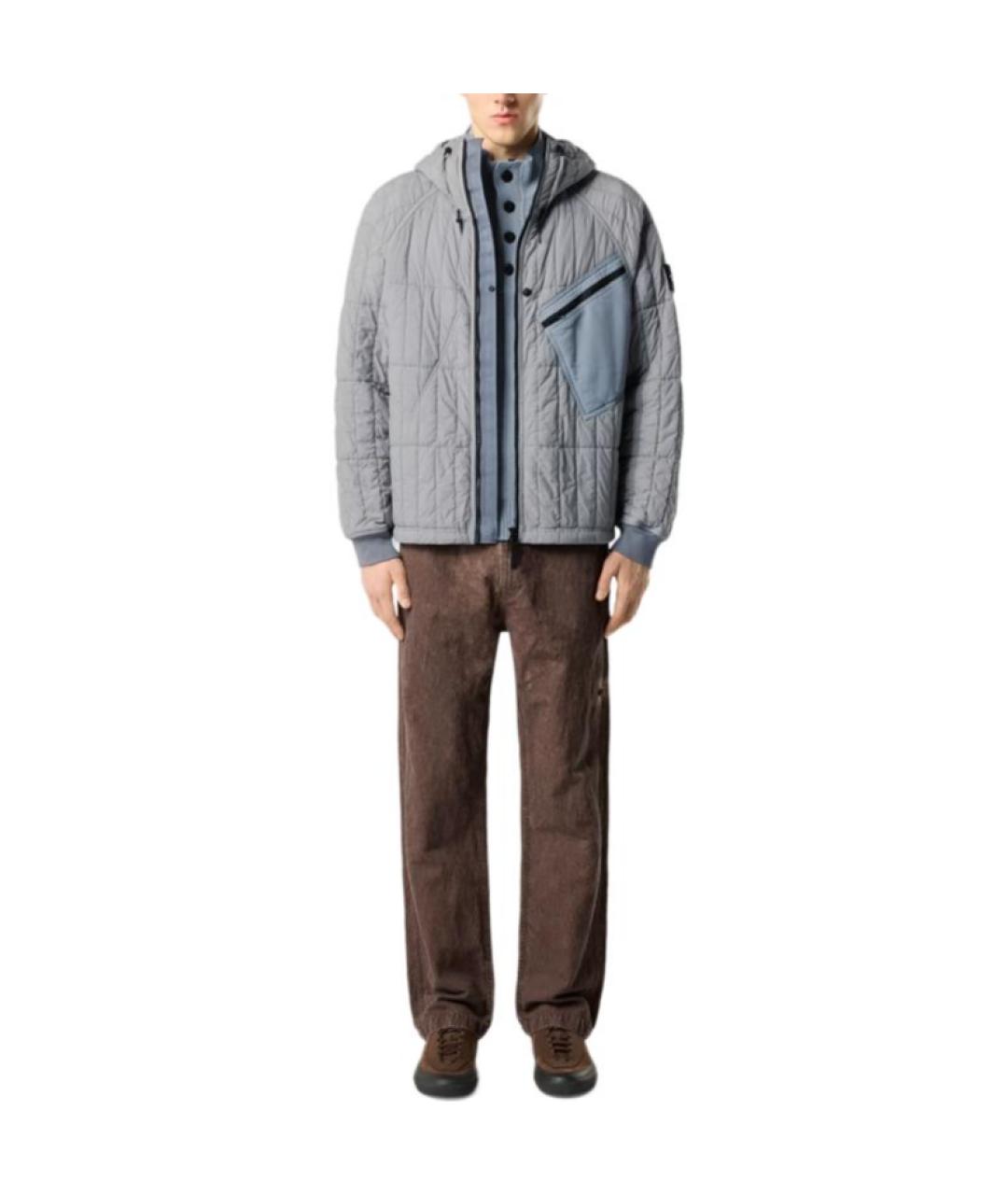 STONE ISLAND Серая куртка, фото 3