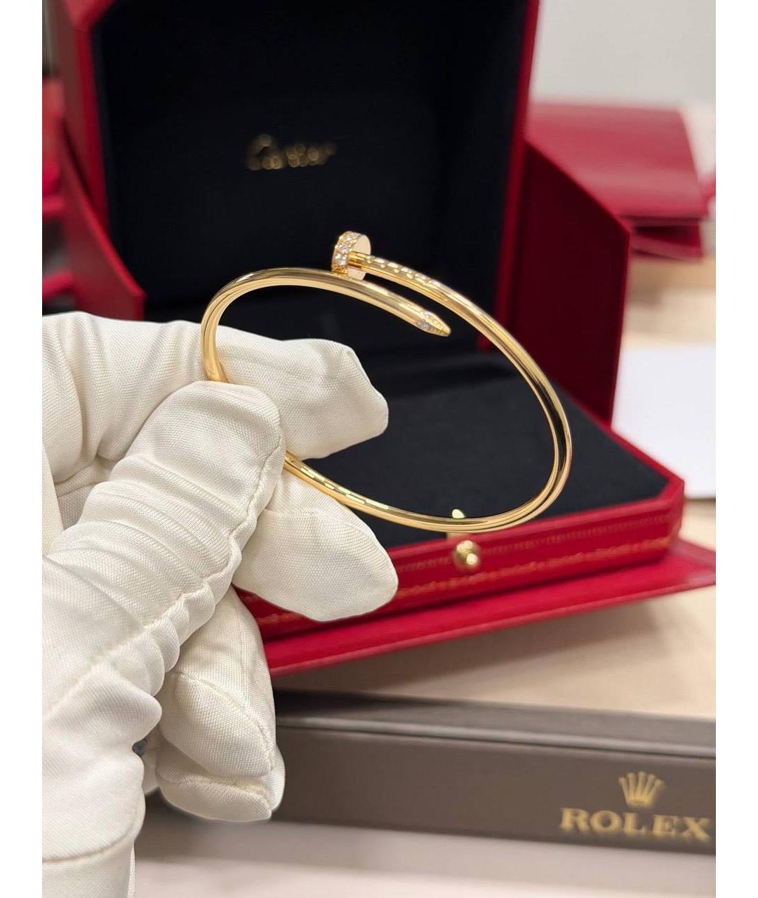 CARTIER Золотой браслет из желтого золота, фото 4